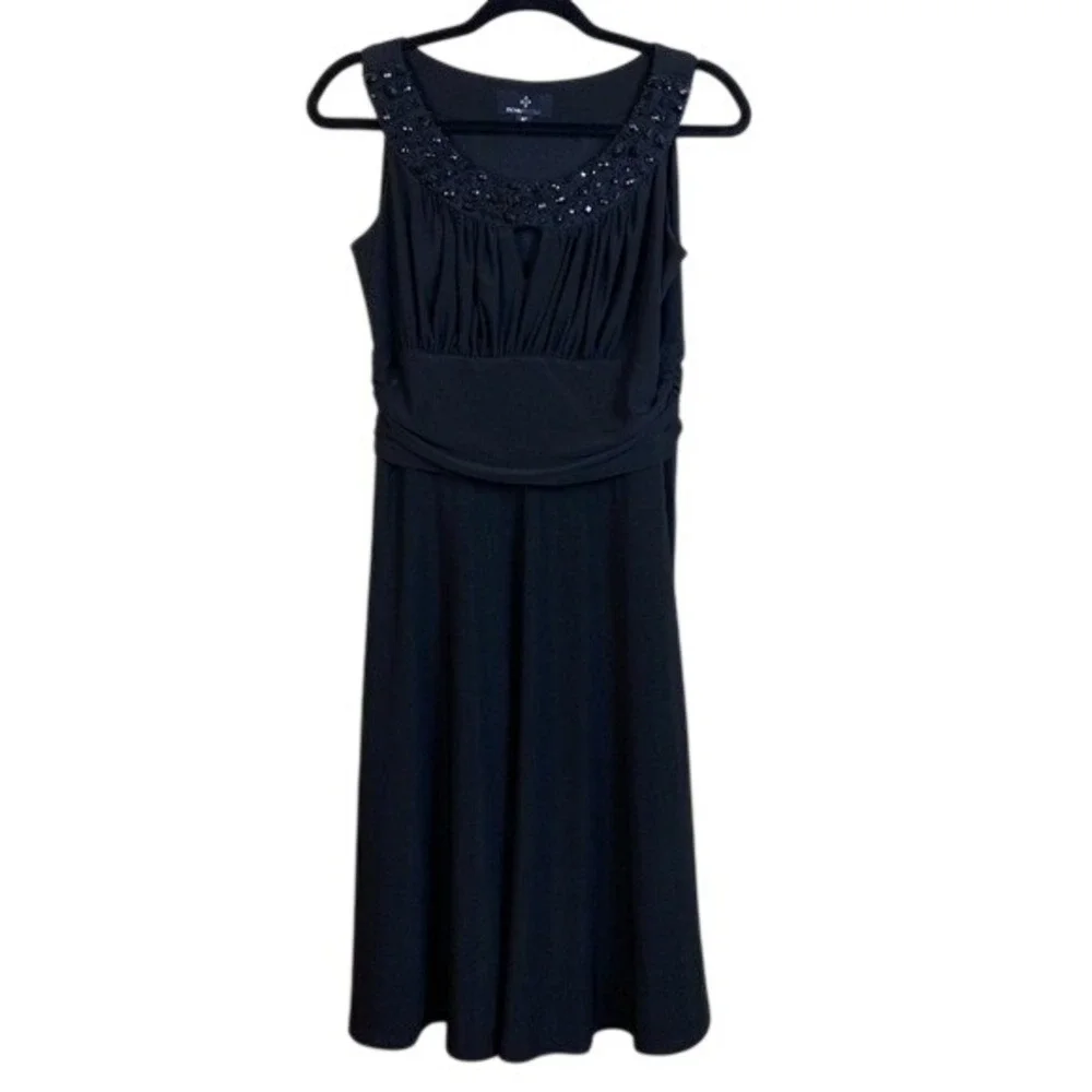 ronni nicole evening dresses Ronni Nicole | Dresses | Ronni Nicole Ouida 8s90s Vintage Black Velvet Glitter Floral Maxi Dress Small